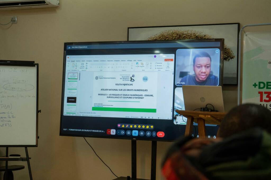 Face aux restrictions numériques persistantes en Guinée, l’ABLOGUI a organisé un atelier national pour former 25 jeunes issus des 8 régions du pays à la défense des droits numériques et au plaidoyer pour un espace numérique libre et inclusif.