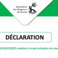 Déclaration N°09/BE/ABLOGUI/2025 relative à la perturbation du réseau internet à l’occasion du scrutin référendaire