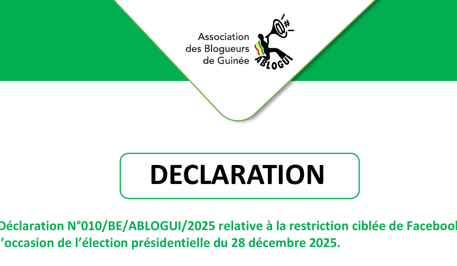 ablogui - déclaration